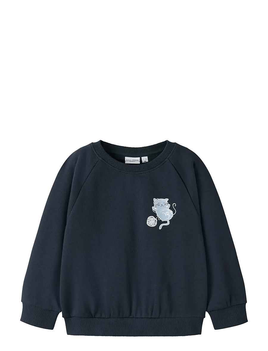 name it - NMFVENUS LS NREG SWEAT BRU - sweatshirts - navy blazer - 1