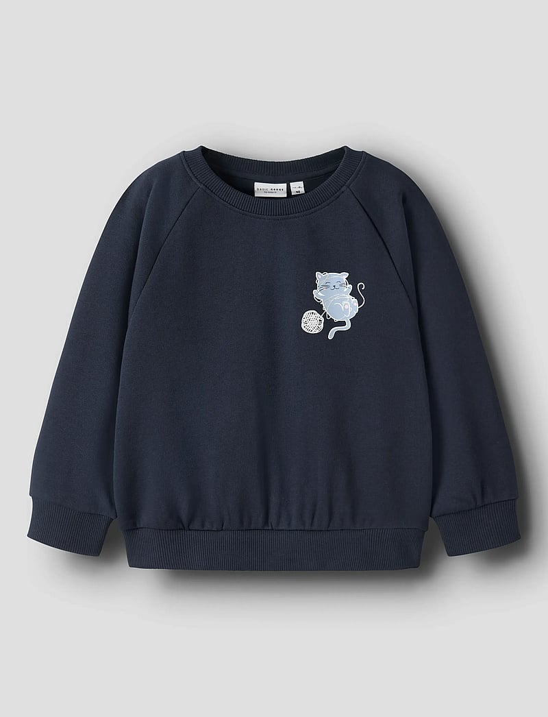 name it - NMFVENUS LS NREG SWEAT BRU - sweatshirts - navy blazer - 0