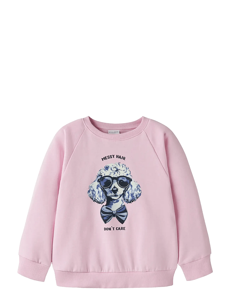 name it - NMFVENUS LS NREG SWEAT BRU - sweatshirts - sweet dreams - 1