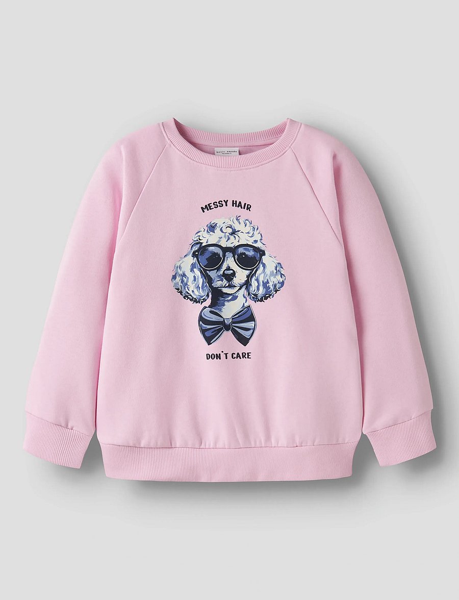 name it - NMFVENUS LS NREG SWEAT BRU - sweatshirts - sweet dreams - 0