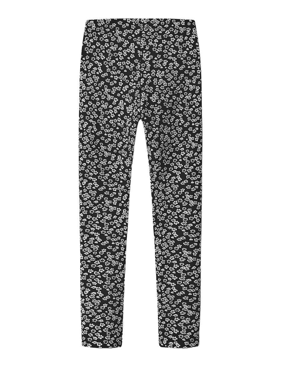 name it - NKFDAVINA AOP SWE LEGGING BRU - leginsy - black - 2