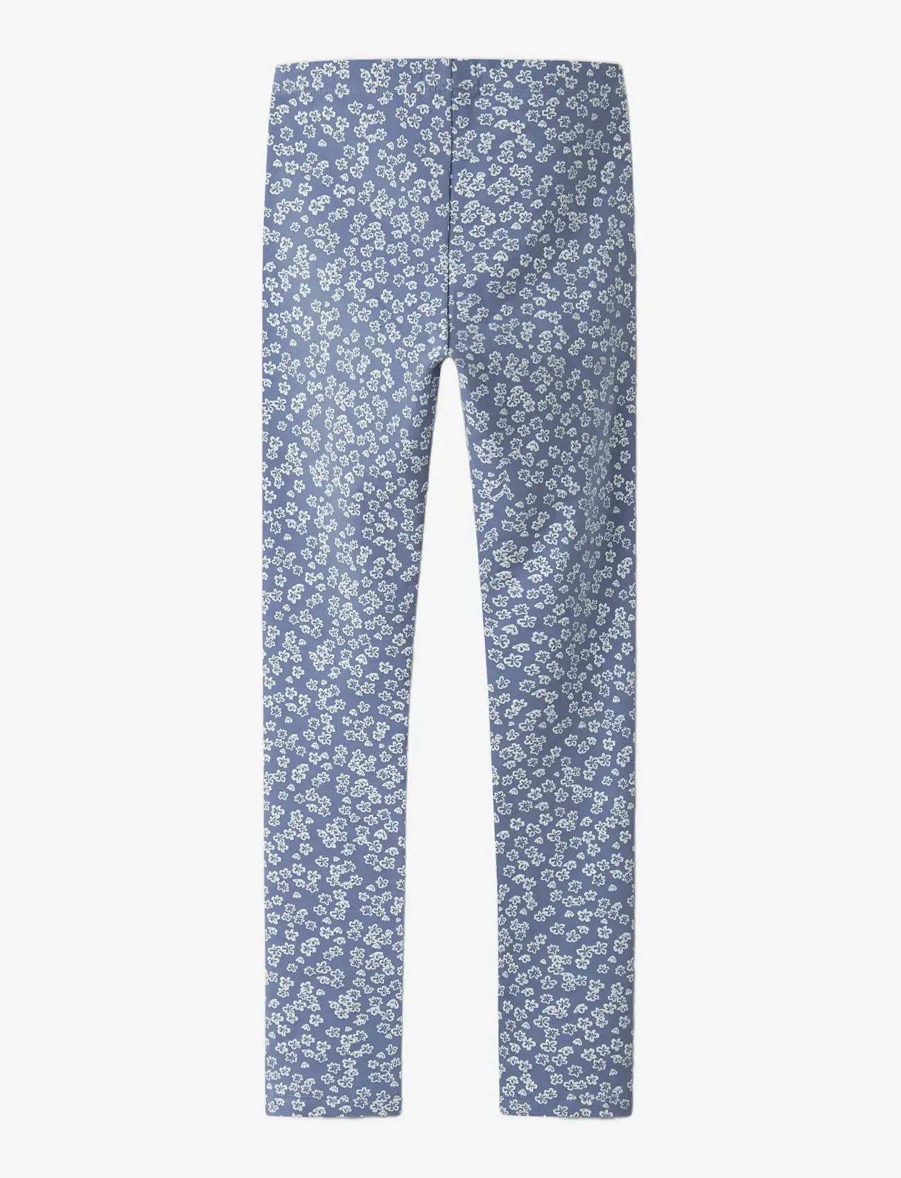 name it - NKFDAVINA AOP SWE LEGGING BRU - leggings - blue ice - 2