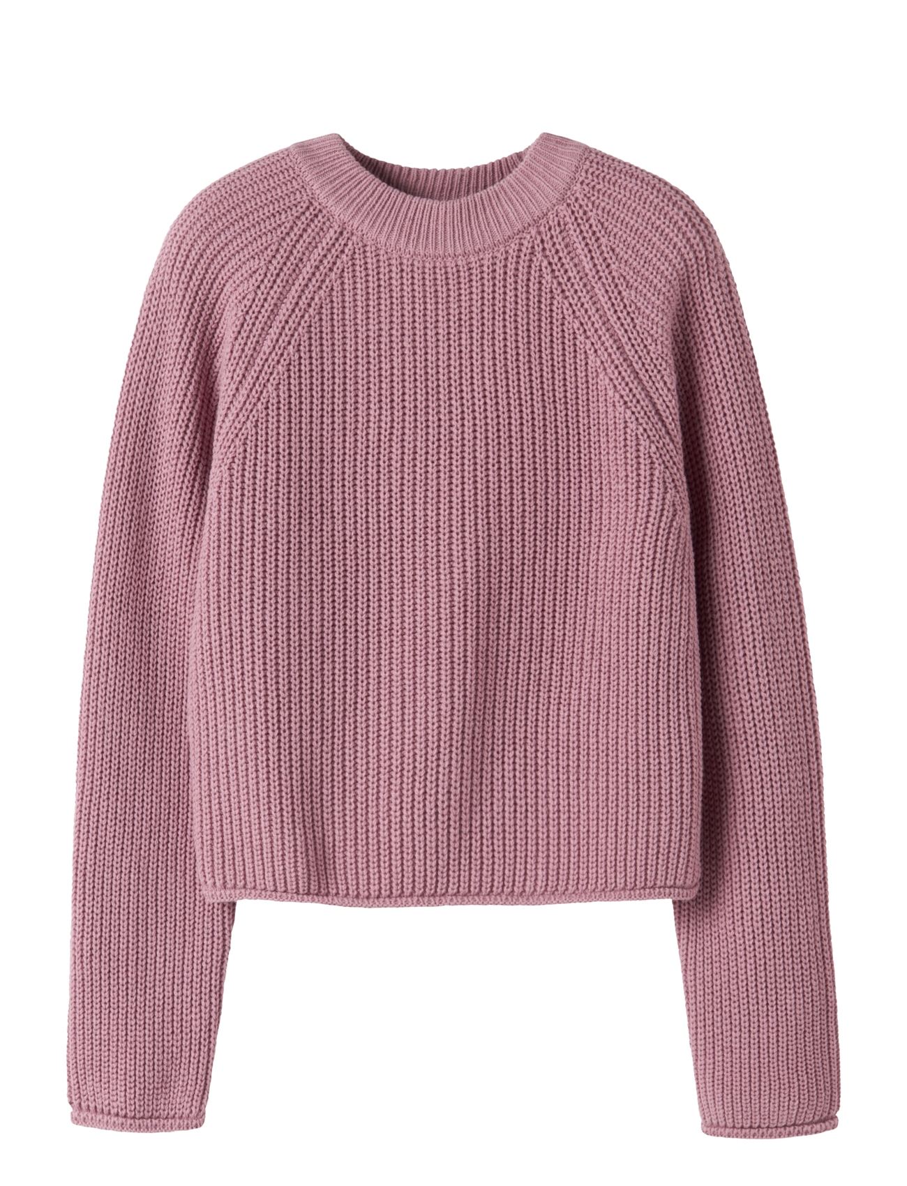 name it NKFVENJA LS LOOSE SHORT KNIT - Trøjer - LILAS / pink/rose