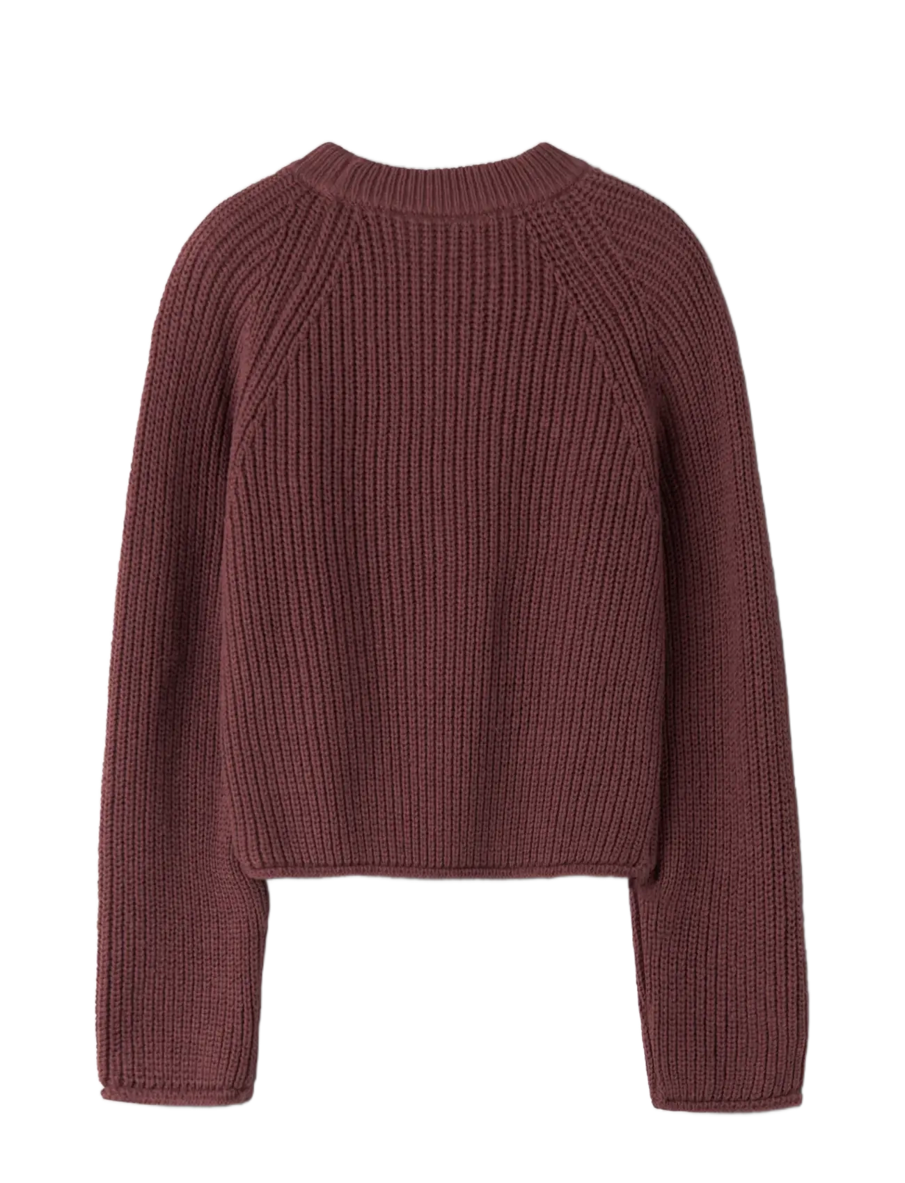 name it - NKFVENJA LS LOOSE SHORT KNIT - stickade tröjor - wild ginger - 1