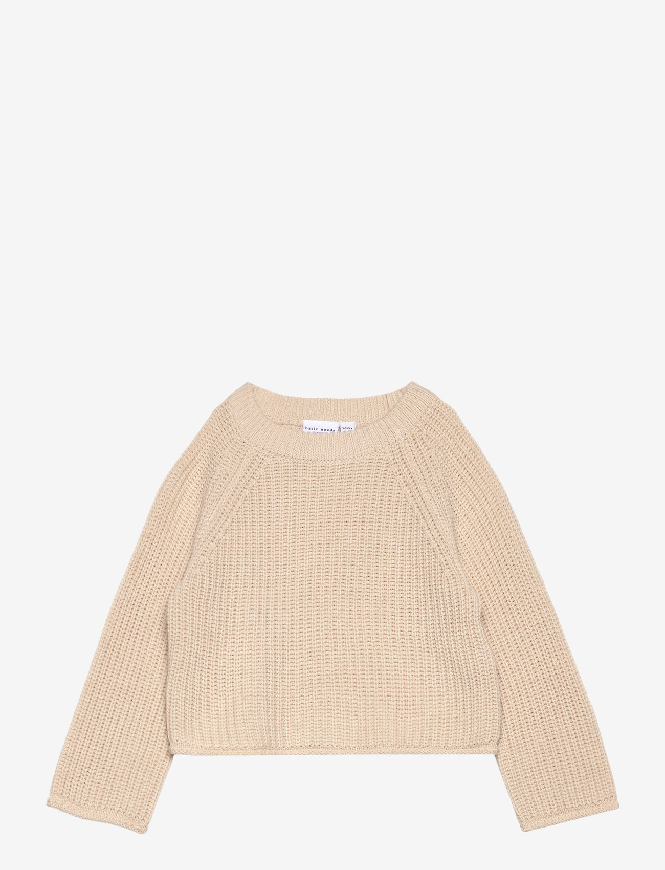 name it - NMFVENJA LS LOOSE SHORT KNIT - pullover - summer sand - 0