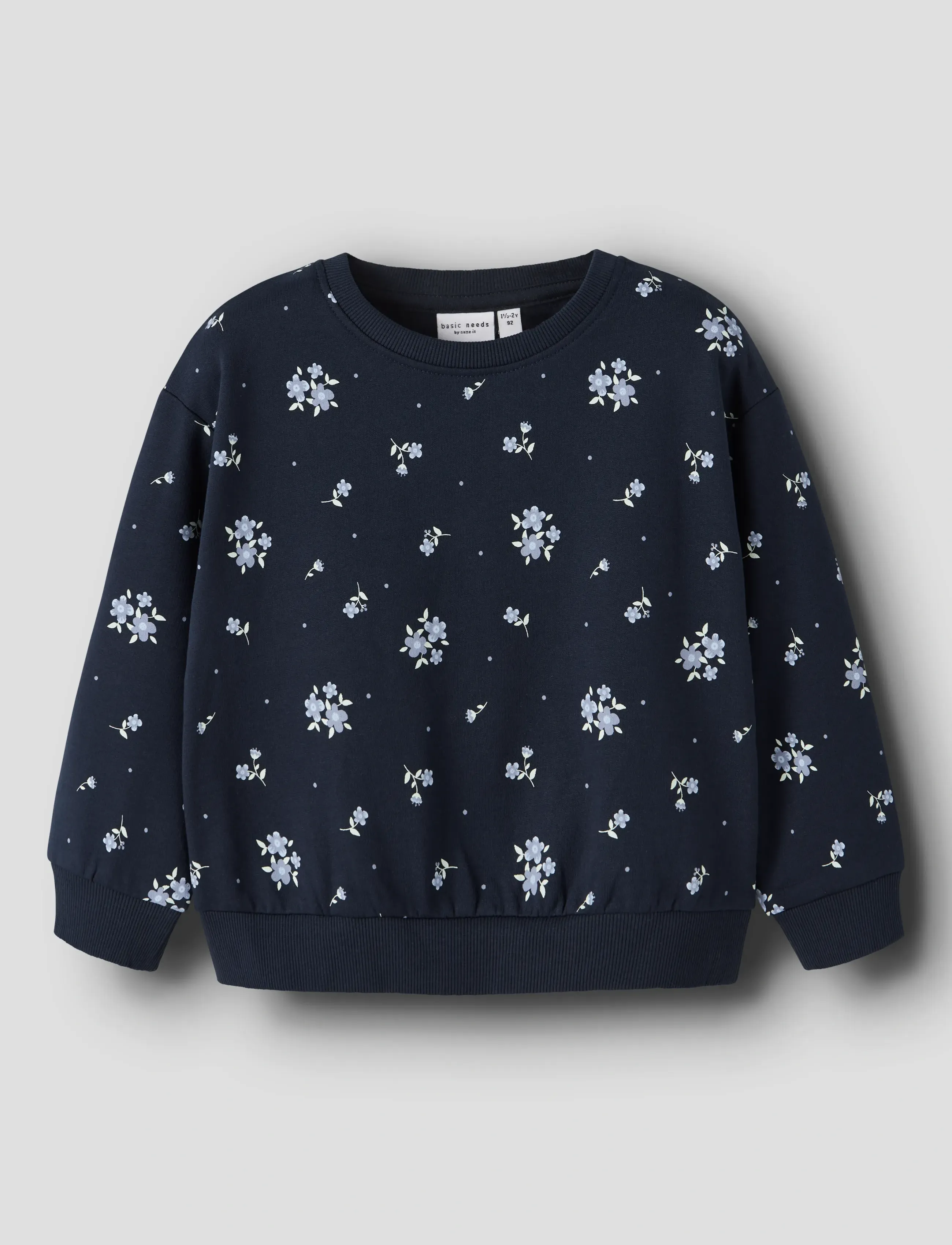 name it NMFVILOUI LS RLX SWEAT BRU - Sweatshirts & Huvtröjor - NAVY BLAZER / navy