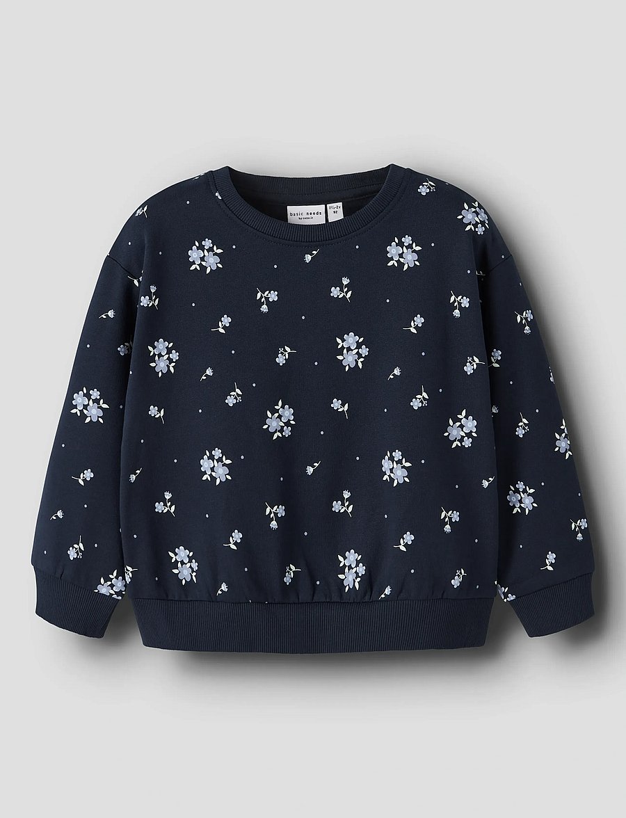 name it - NMFVILOUI LS RLX SWEAT BRU - sweatshirts - navy blazer - 0