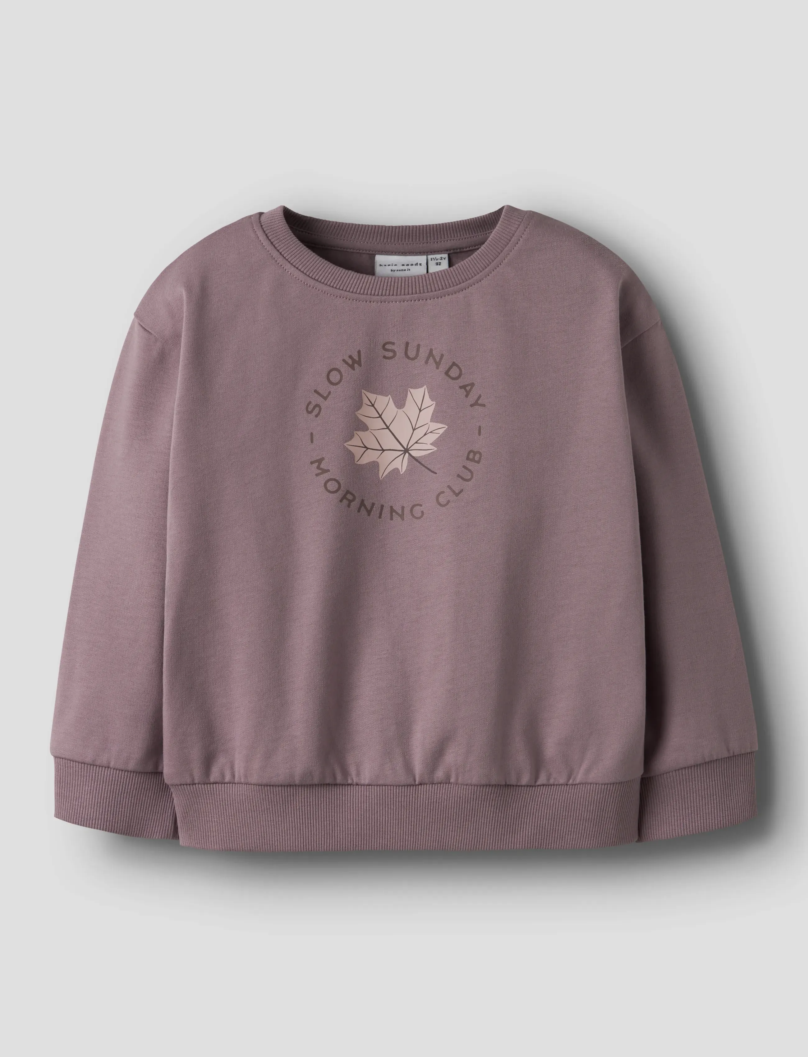 name it NMFVILOUI LS RLX SWEAT BRU - Sweatshirts & Huvtröjor - TOADSTOOL / purple