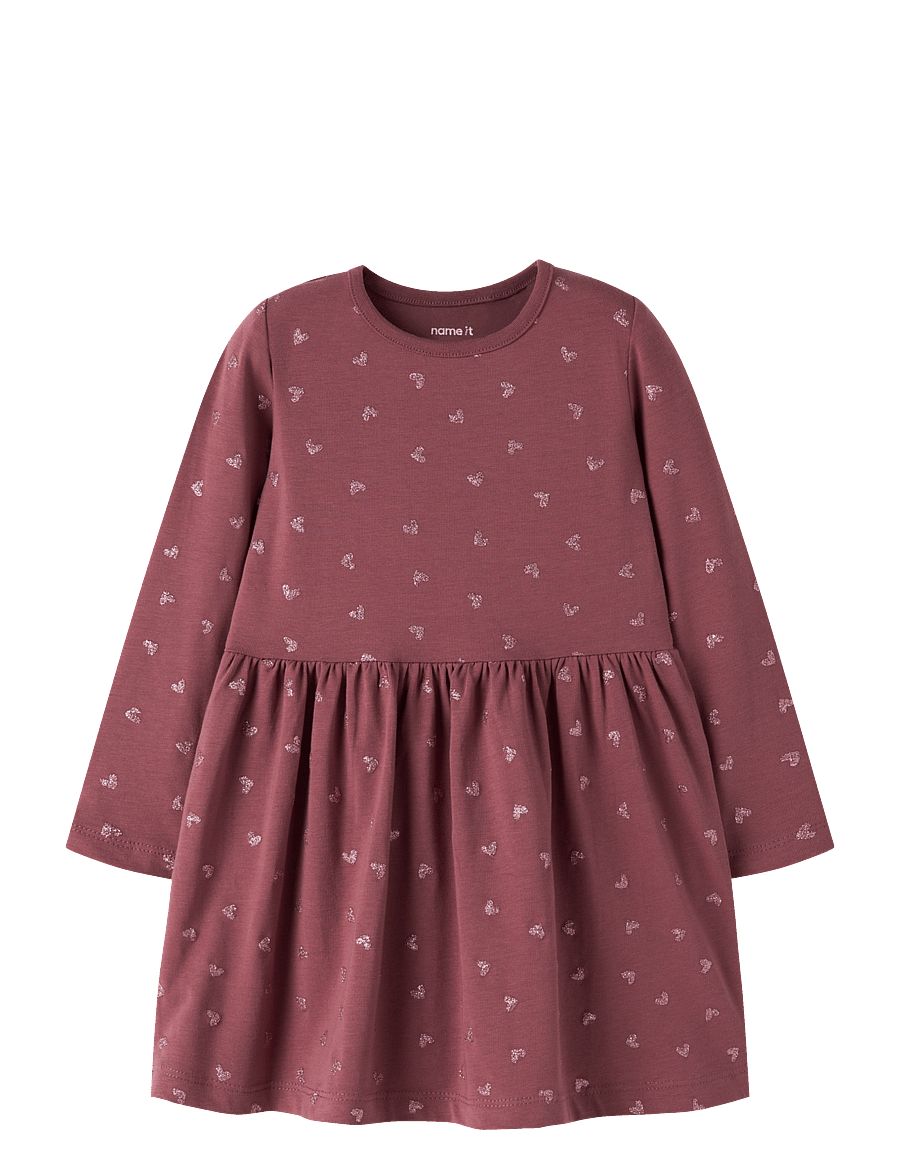 name it - NMFVIVIAN LS DRESS - wild ginger - 0