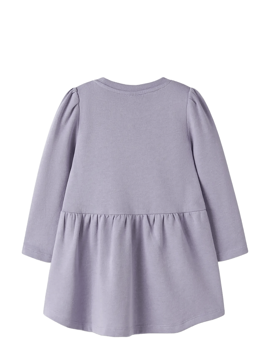 name it - NMFVIMA LS SWE DRESS BRU - laisvalaikio suknelės ilgomis rankovėmis - heirloom lilac - 1