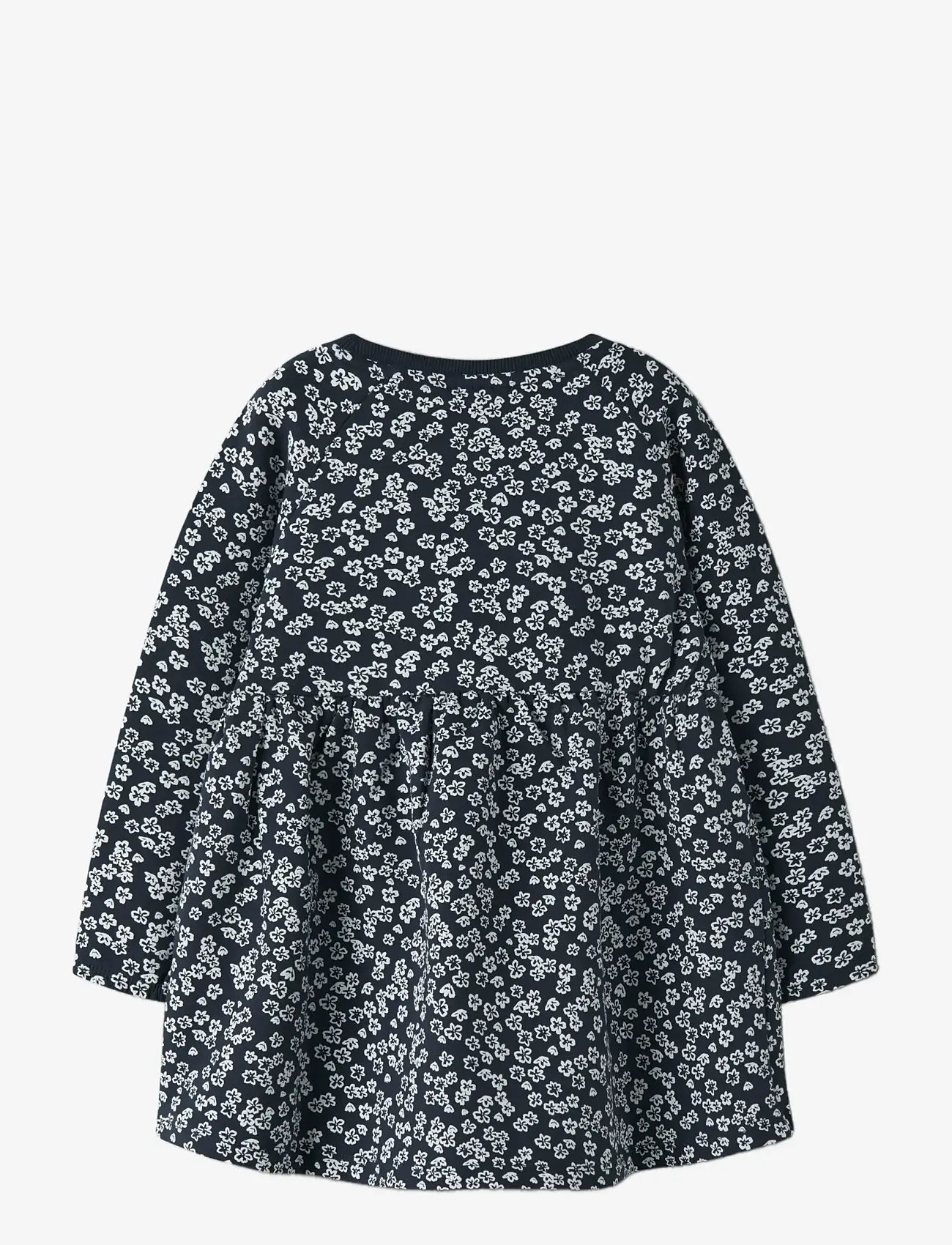 name it - NMFVOLTA LS SWE DRESS BRU - pikkade varrukatega vabaaja kleidid - navy blazer - 1