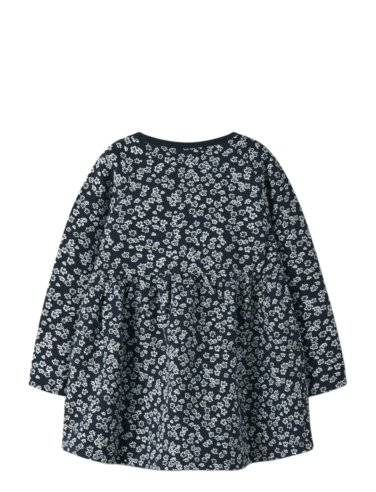 name it - NMFVOLTA LS SWE DRESS BRU - long-sleeved casual dresses - navy blazer - 2