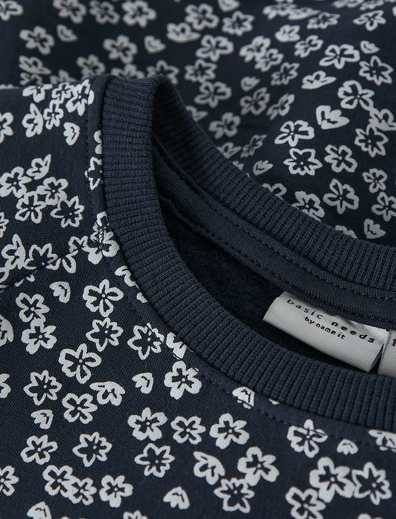 name it - NMFVOLTA LS SWE DRESS BRU - pikkade varrukatega vabaaja kleidid - navy blazer - 2