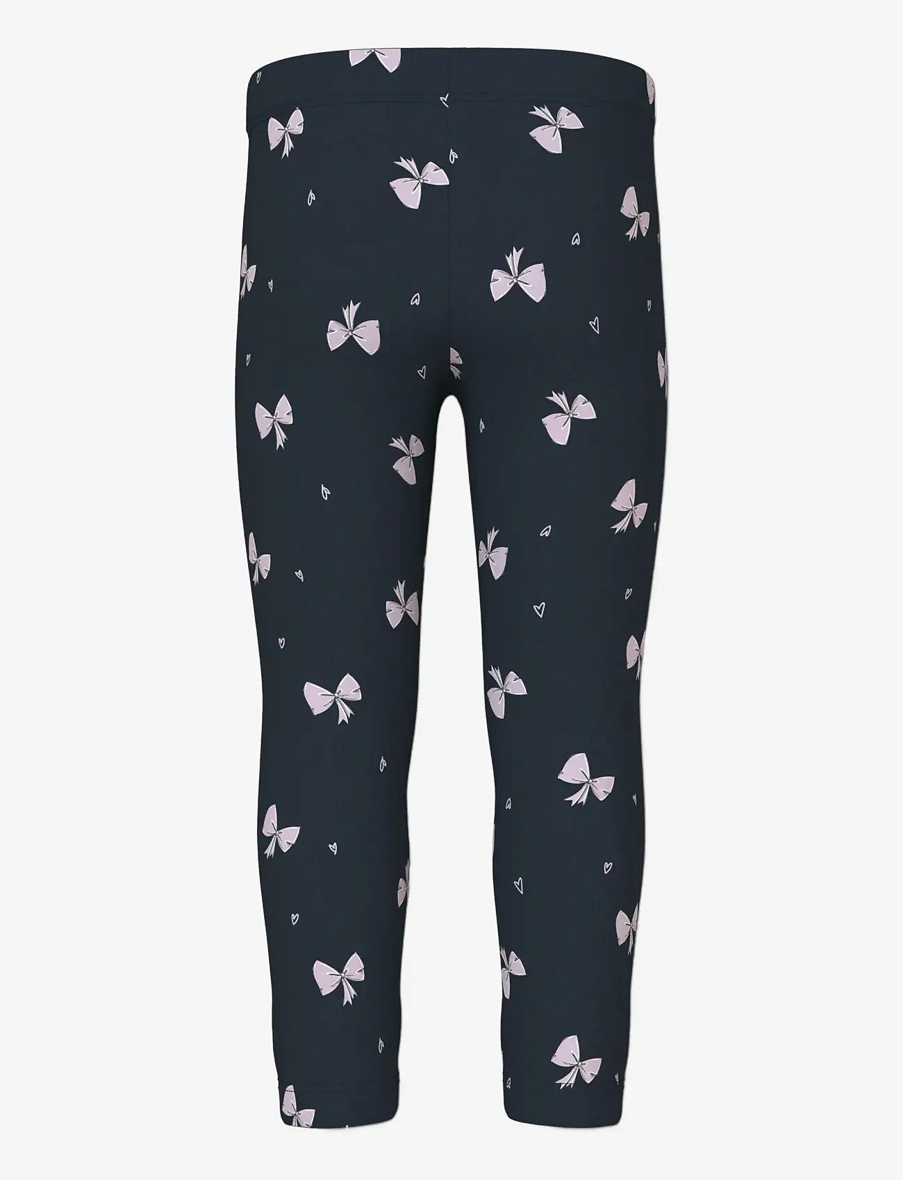 name it - NMFDAVINA AOP SWE LEGGING BRU - leggings - dark sapphire - 1