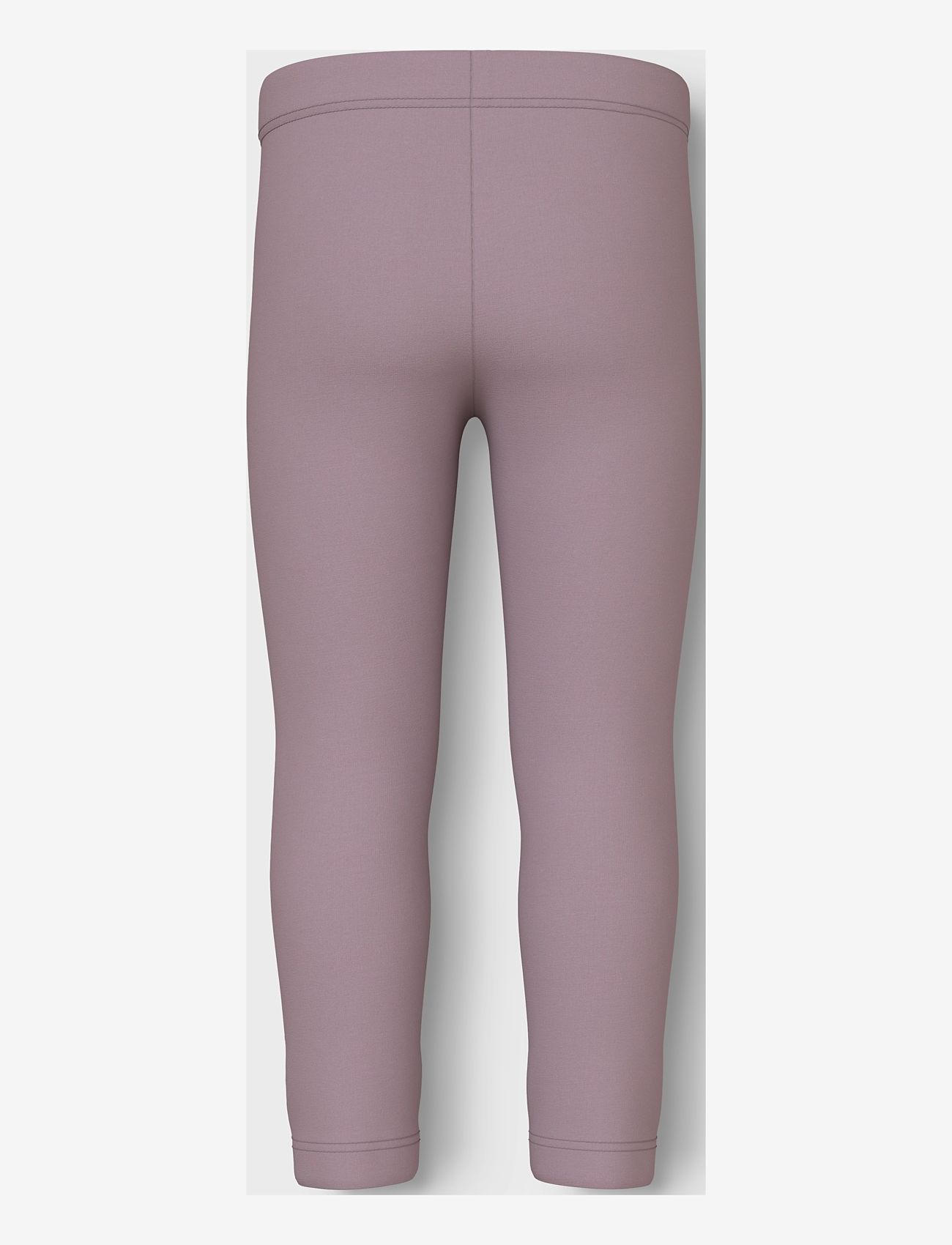 name it - NMFDAVINA AOP SWE LEGGING BRU - herbstliche kleidung - elderberry - 1