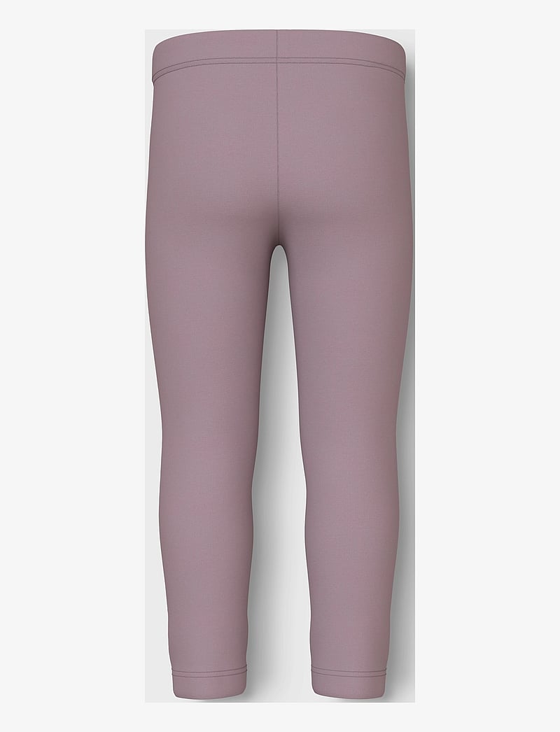 name it - NMFDAVINA AOP SWE LEGGING BRU - leggings - elderberry - 1