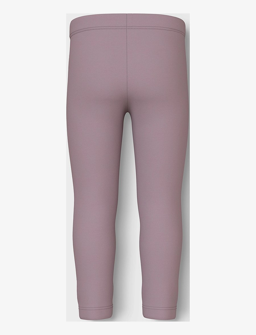 name it - NMFDAVINA AOP SWE LEGGING BRU - leggings - elderberry - 1