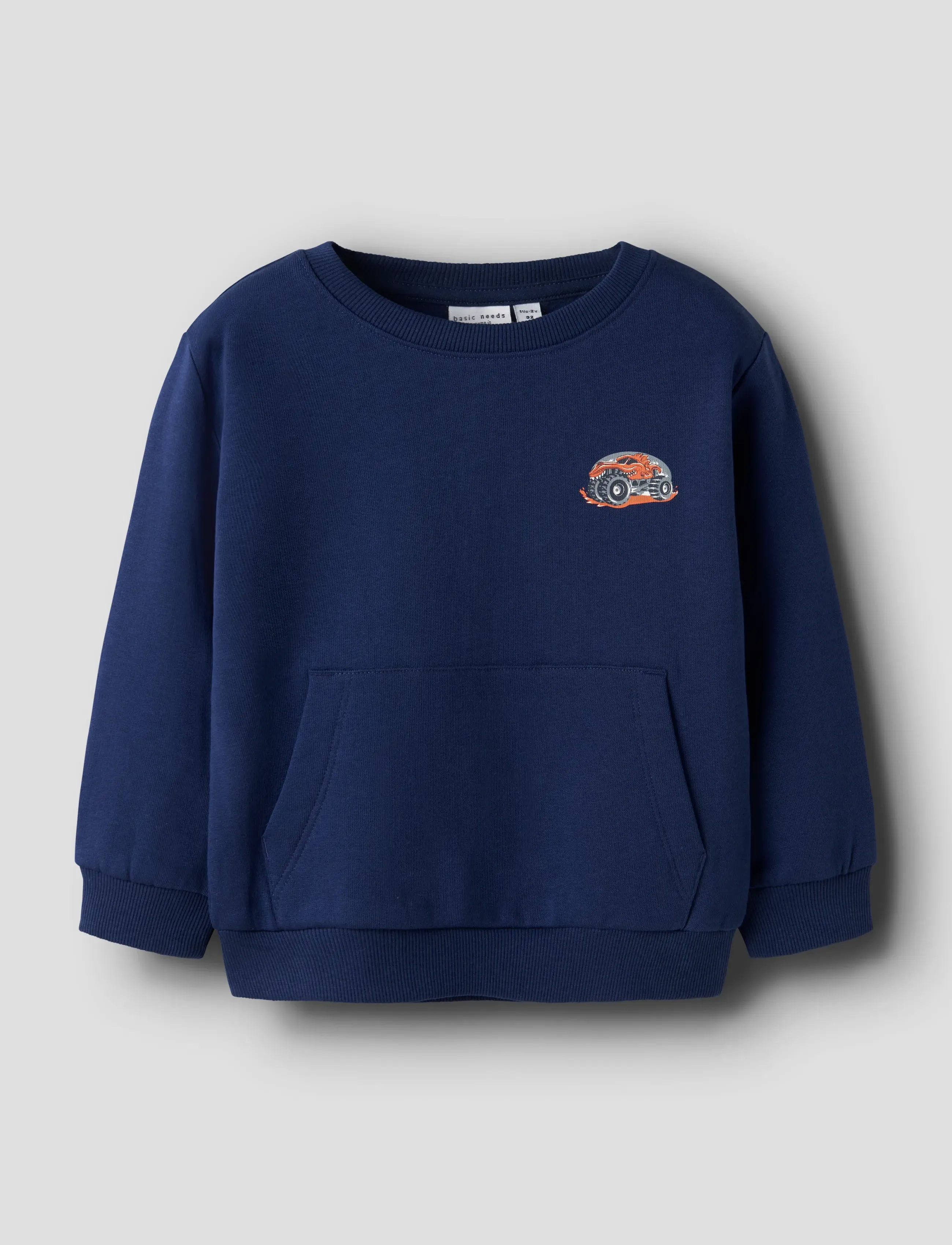 name it NMMVILDAR LS SWEAT BOX BRU - Sweats et sweats à capuche - BLUEPRINT / navy