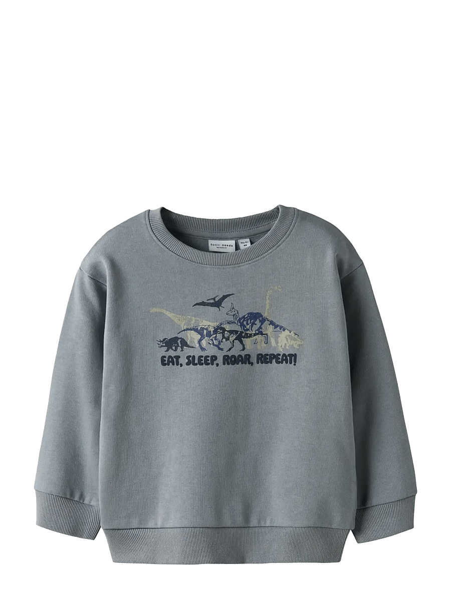 name it - NMMVILDAR LS SWEAT BOX BRU - sweatshirts - tradewinds - 1