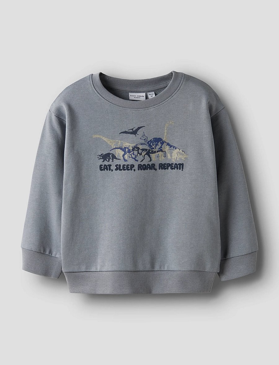 name it - NMMVILDAR LS SWEAT BOX BRU - sweatshirts - tradewinds - 0
