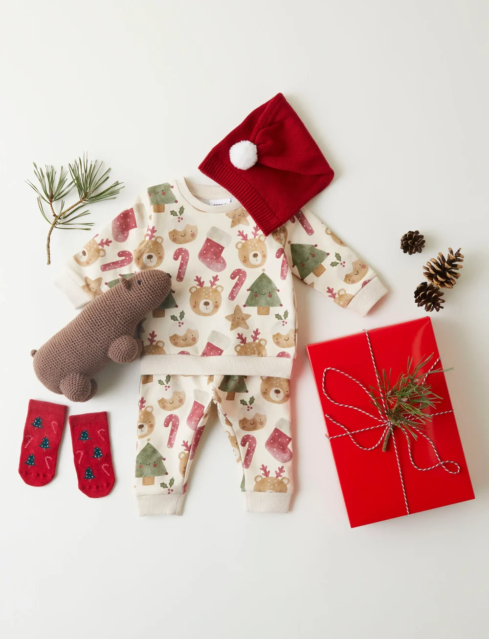 name it - NBNRAHUS SWEAT PANT BRU - jogginghosen - summer sand - 3