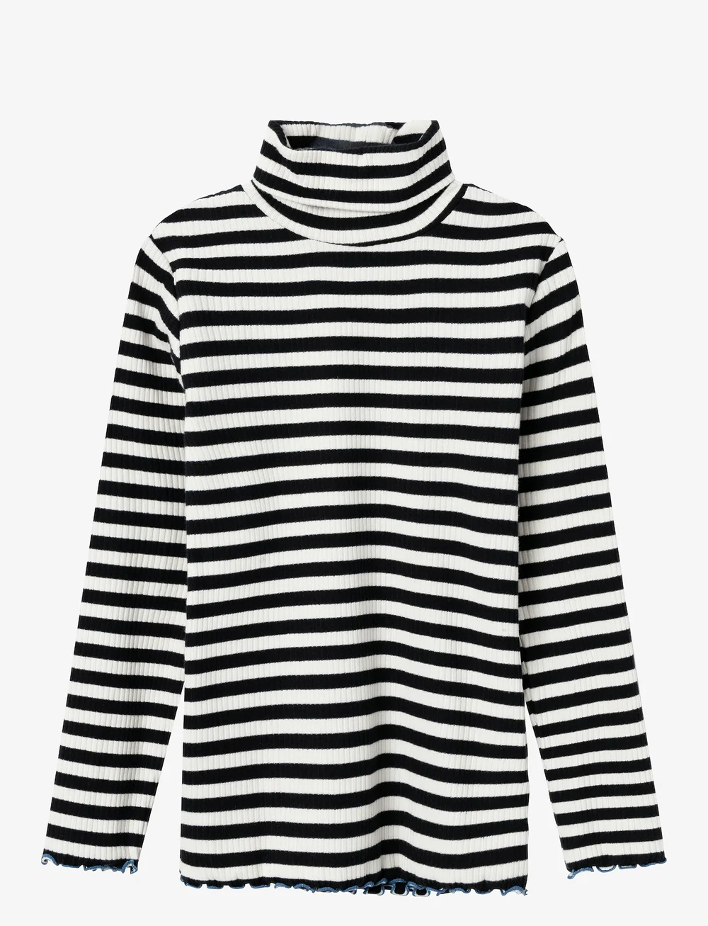 name it - NKFONUTTA LS SLIM TOP - rollkragenpullover - jet stream - 1