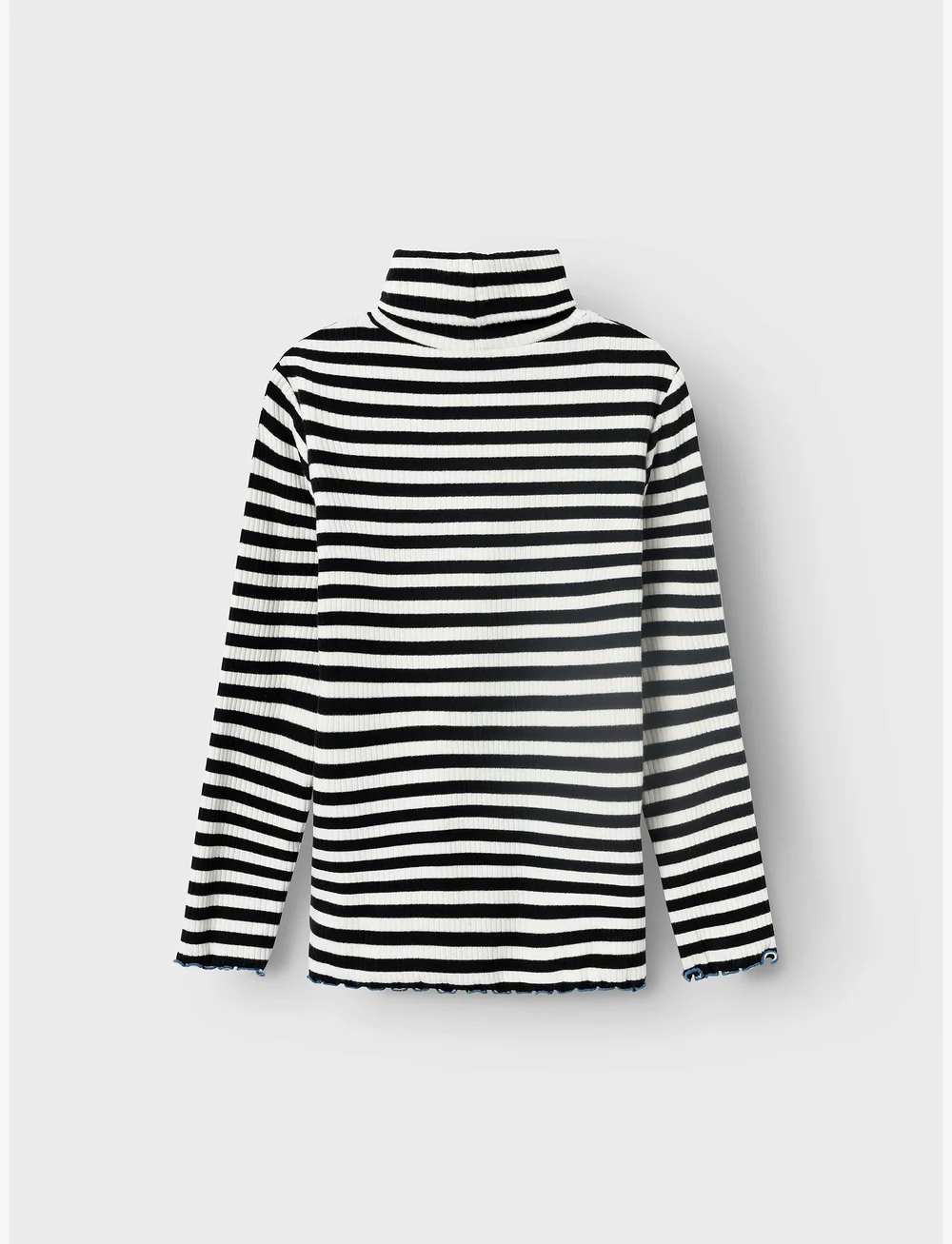 name it - NKFONUTTA LS SLIM TOP - rollkragenpullover - jet stream - 2