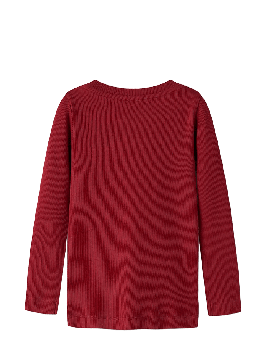 name it - NMNKAB XSL TOP - langærmede t-shirts - red dahlia - 1