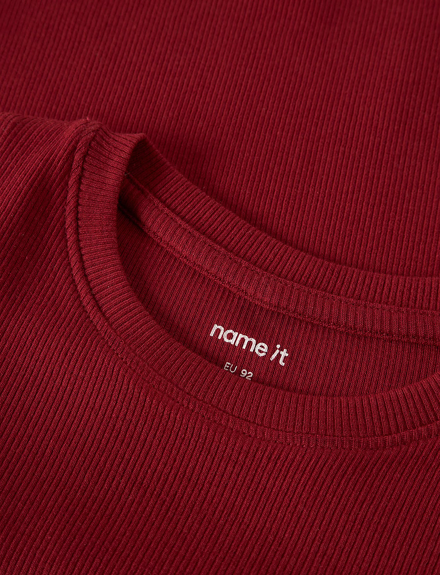 name it - NMNKAB XSL TOP - langærmede t-shirts - red dahlia - 3