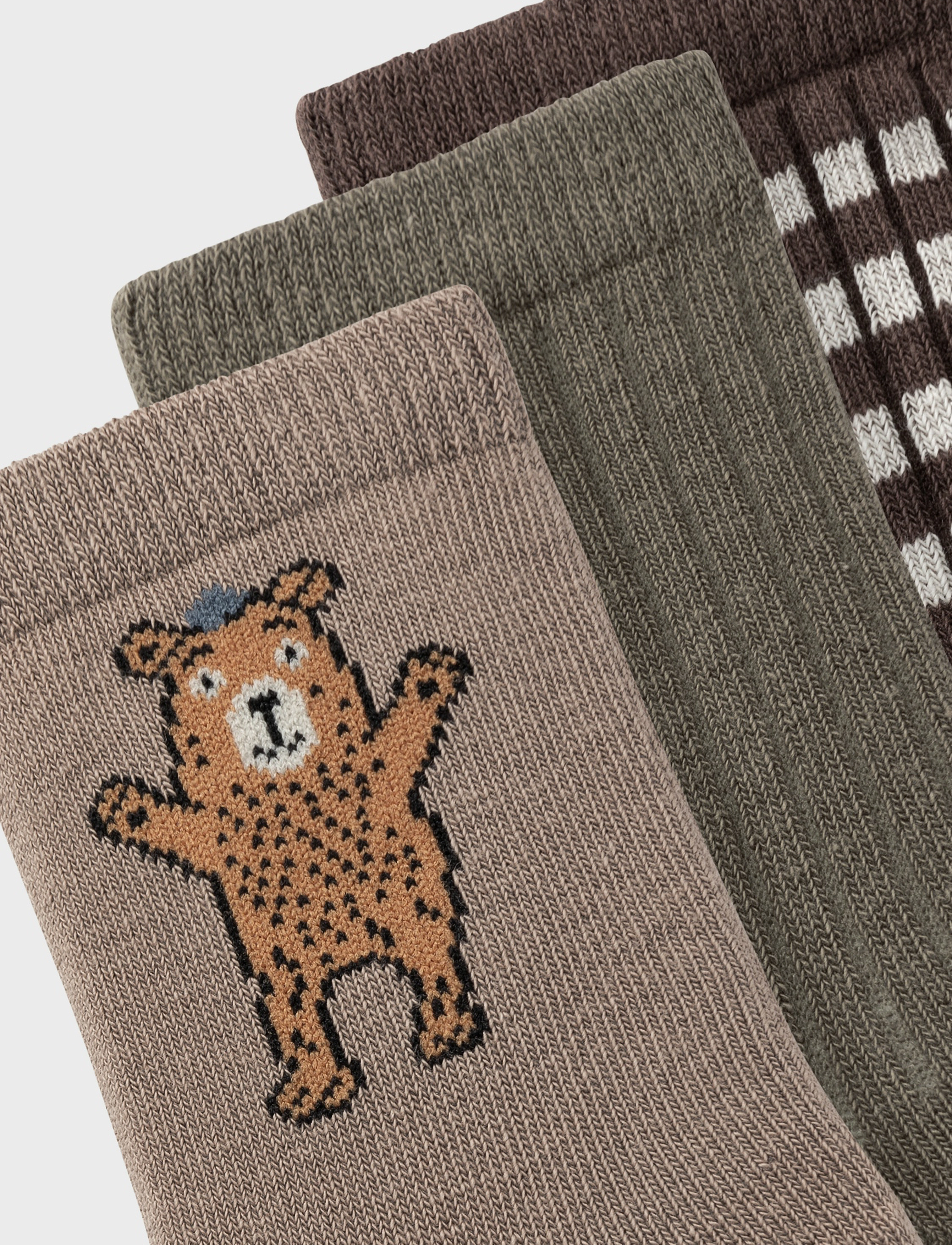name it - NMMOLAN 3P SOCK - bracken - 3