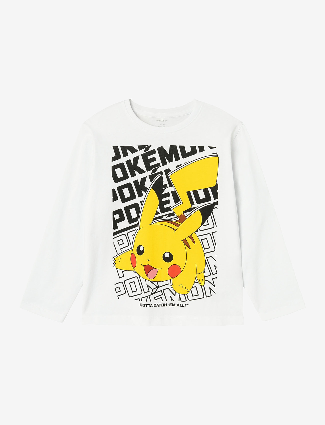 name it - NKMAMAS POKEMON LS NREG TOP BOX NOOS SKY - długi rękaw - bright white - 0