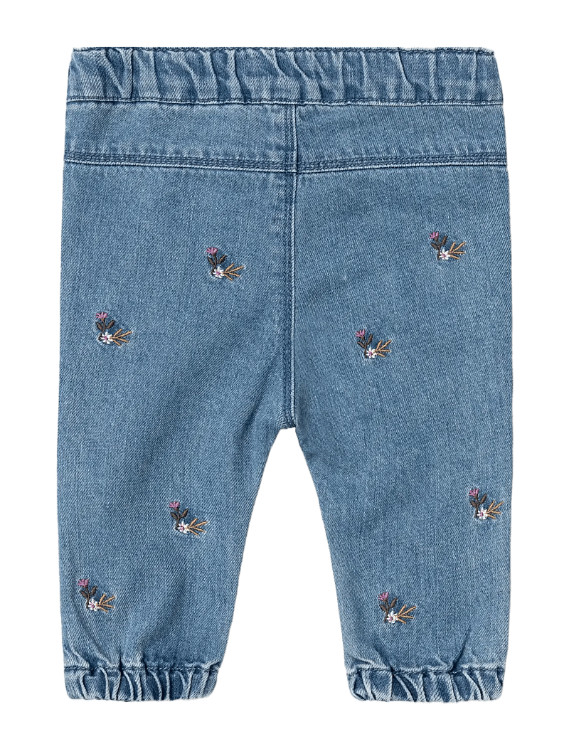 name it - NBFROSE SHAPED EMB JEANS 5321-BY O - tavalised teksad - medium blue denim - 2