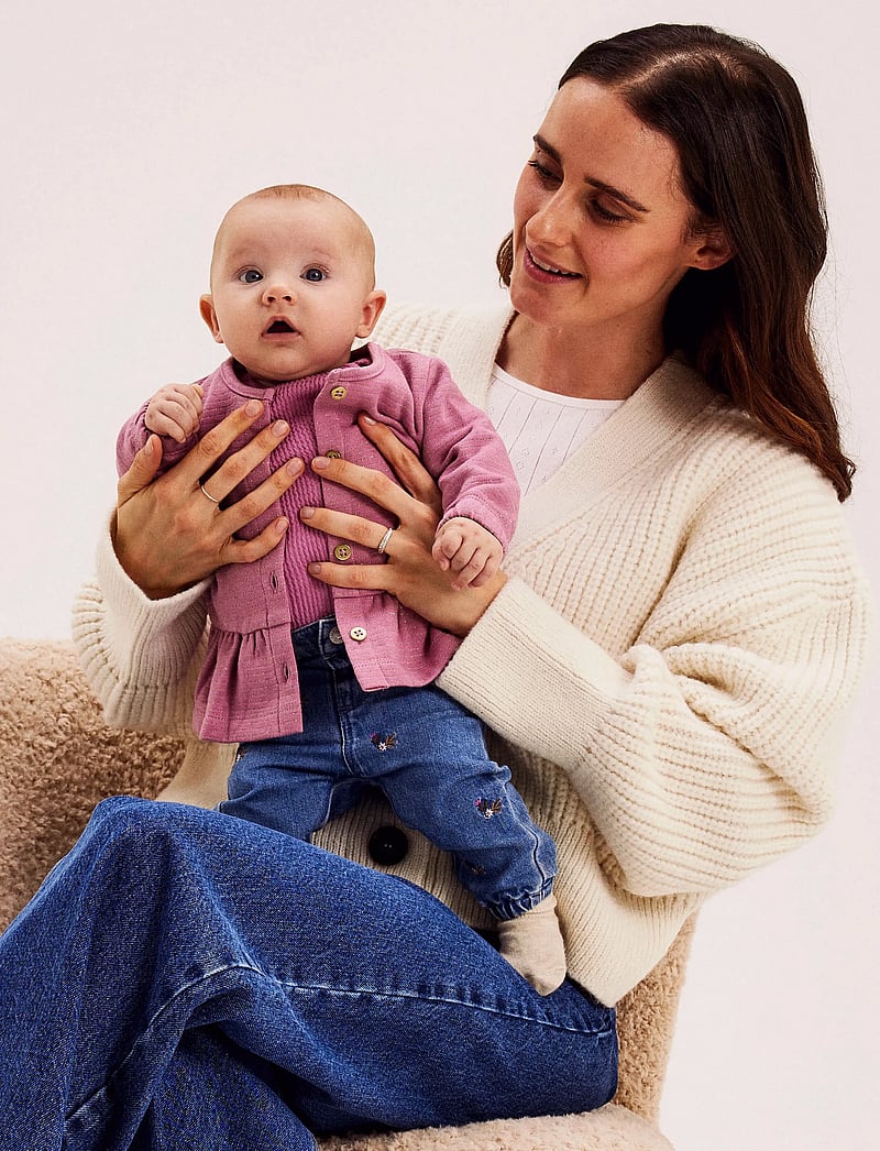 name it - NBFROSE SHAPED EMB JEANS 5321-BY O - tavalised teksad - medium blue denim - 0