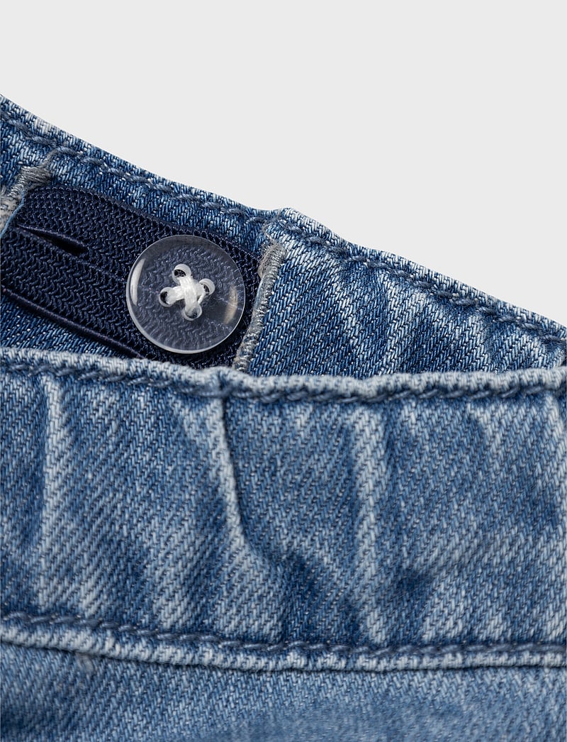 name it - NBFROSE SHAPED EMB JEANS 5321-BY O - tavalised teksad - medium blue denim - 3