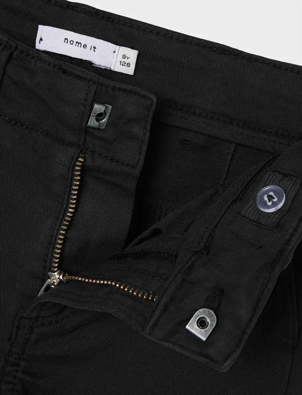 name it - NKMRYAN ST TWI CARGO PANT 5720-OT NOOS - cargo pants - black - 3