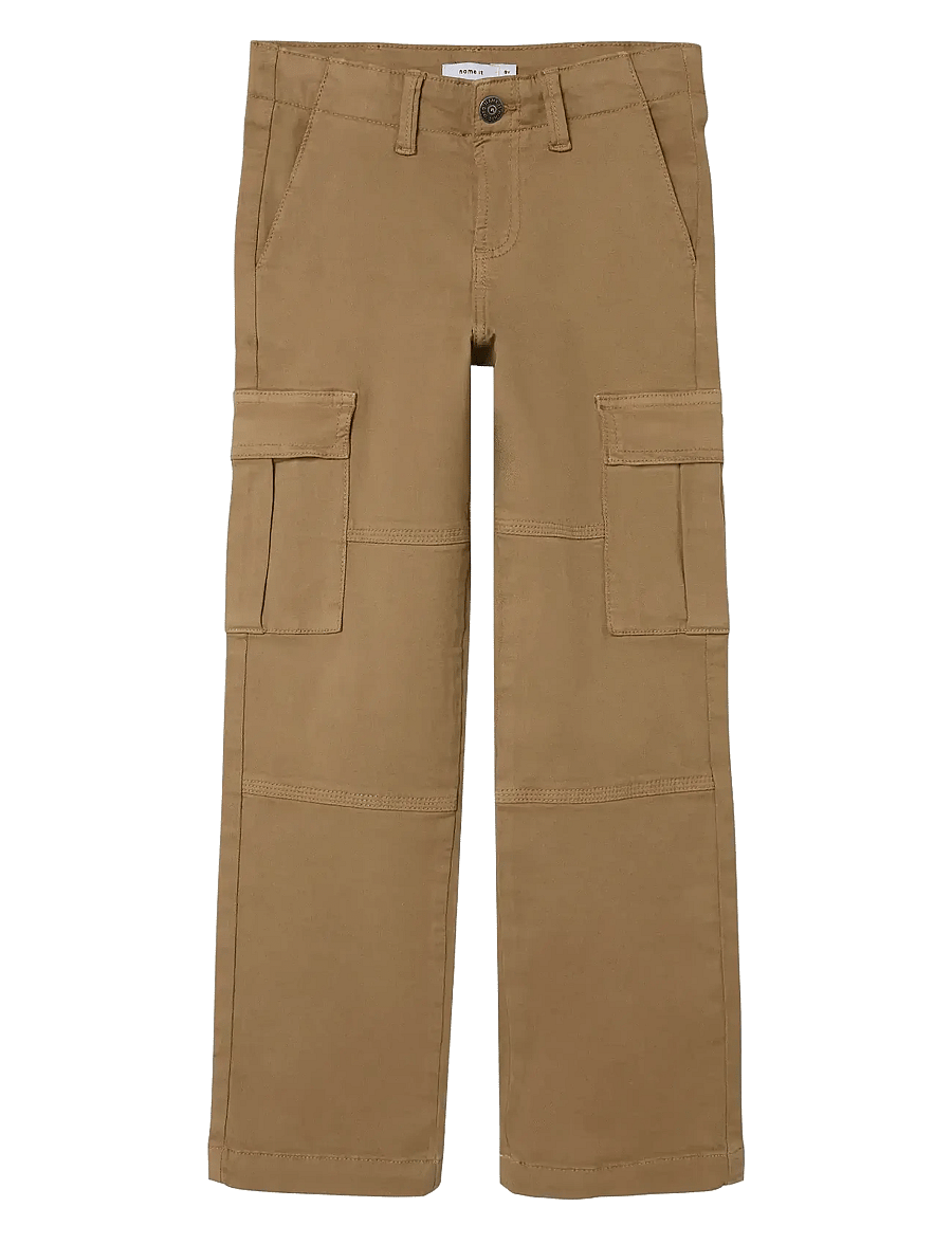 name it - NKMRYAN ST TWI CARGO PANT 5720-OT NOOS - cargobukser - kelp - 0