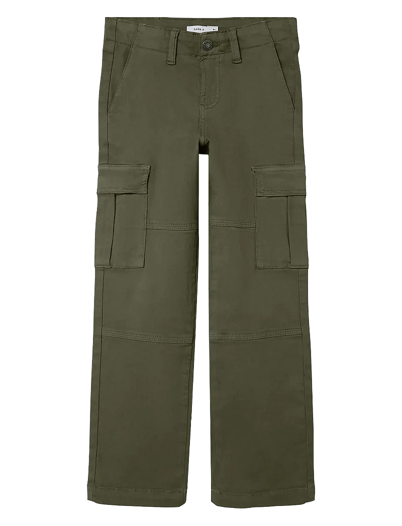 name it - NKMRYAN ST TWI CARGO PANT 5720-OT NOOS - cargobukser - olive night - 0