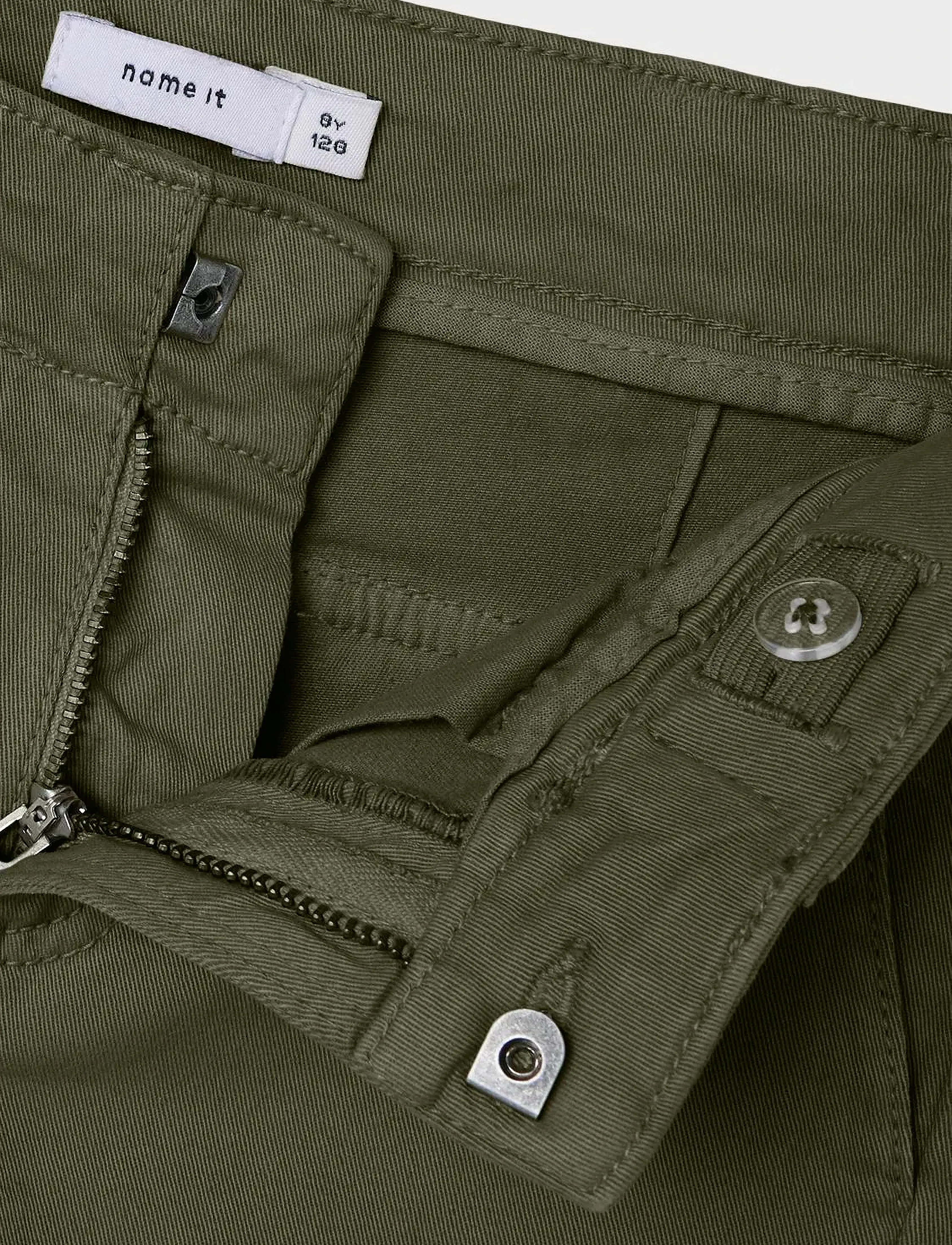 name it - NKMRYAN ST TWI CARGO PANT 5720-OT NOOS - kargopüksid - olive night - 2