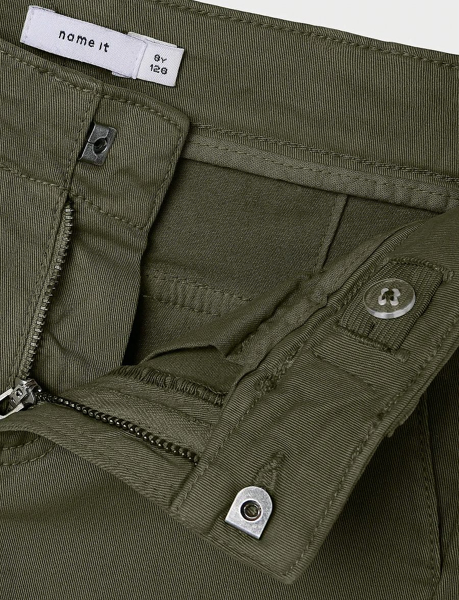 name it - NKMRYAN ST TWI CARGO PANT 5720-OT NOOS - kargopüksid - olive night - 2