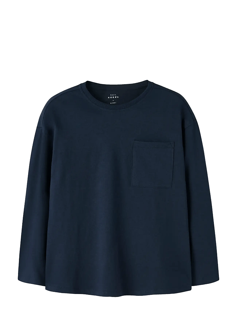 name it - NKMVEBBE LS RLX TOP - long-sleeved t-shirts - navy blazer - 0
