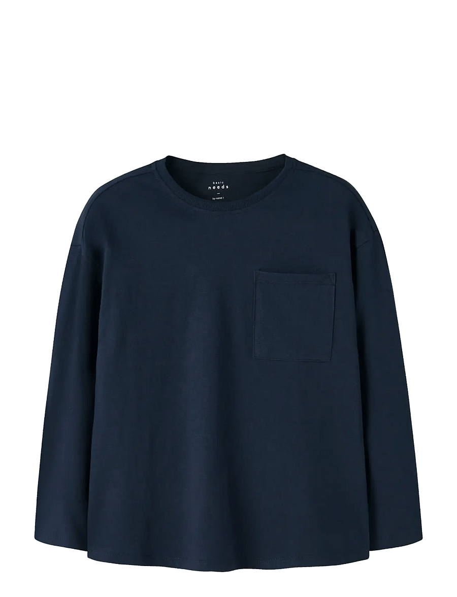 name it - NKMVEBBE LS RLX TOP - pikkade varrukatega t-särgid - navy blazer - 1