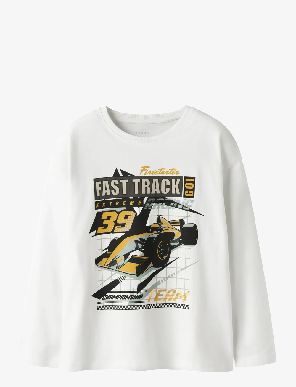 name it - NKMVICTOR LS RLX TOP - long-sleeved t-shirts - bright white - 1