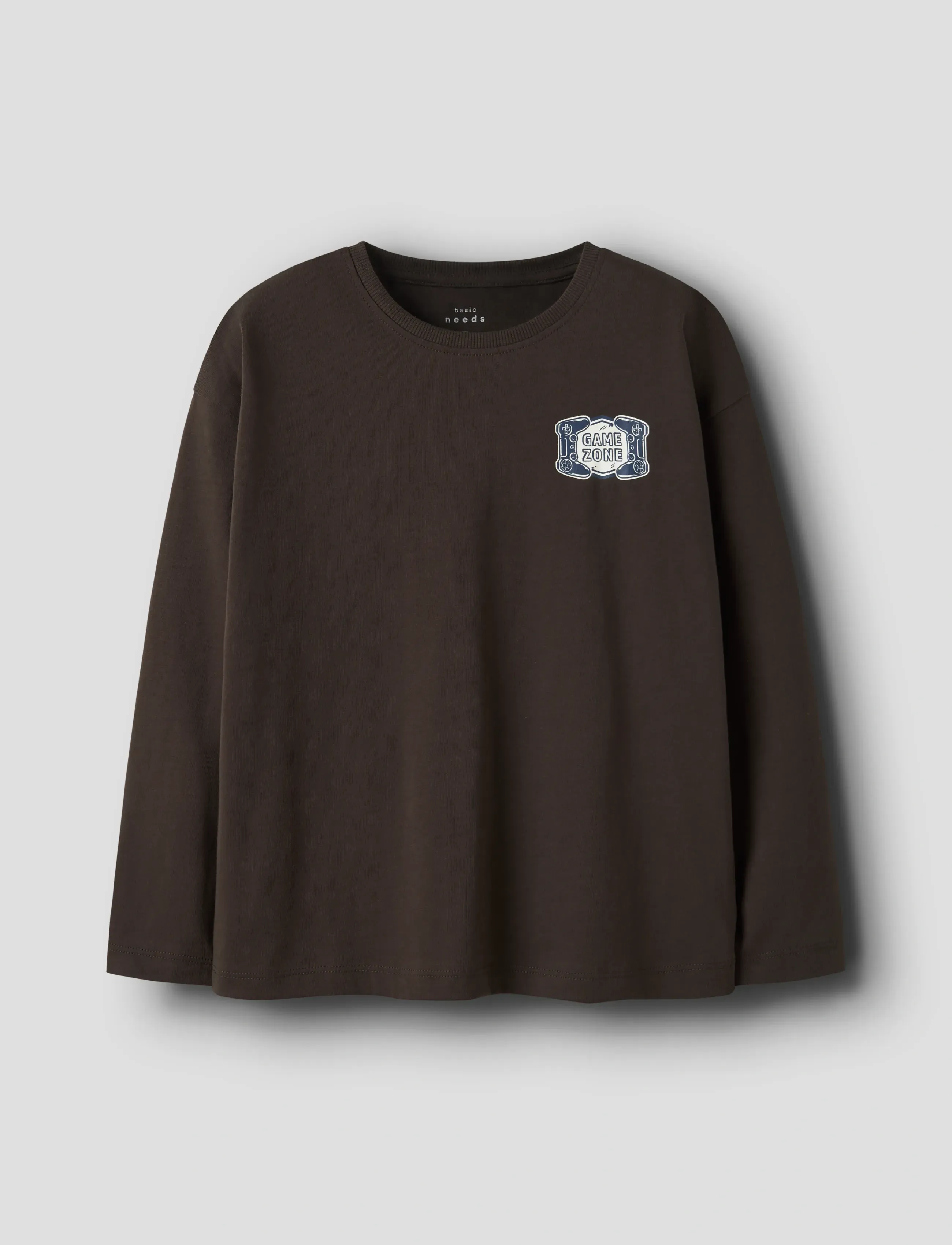 name it NKMVICTOR LS RLX TOP - Topy i Koszulki - DELICIOSO / brown
