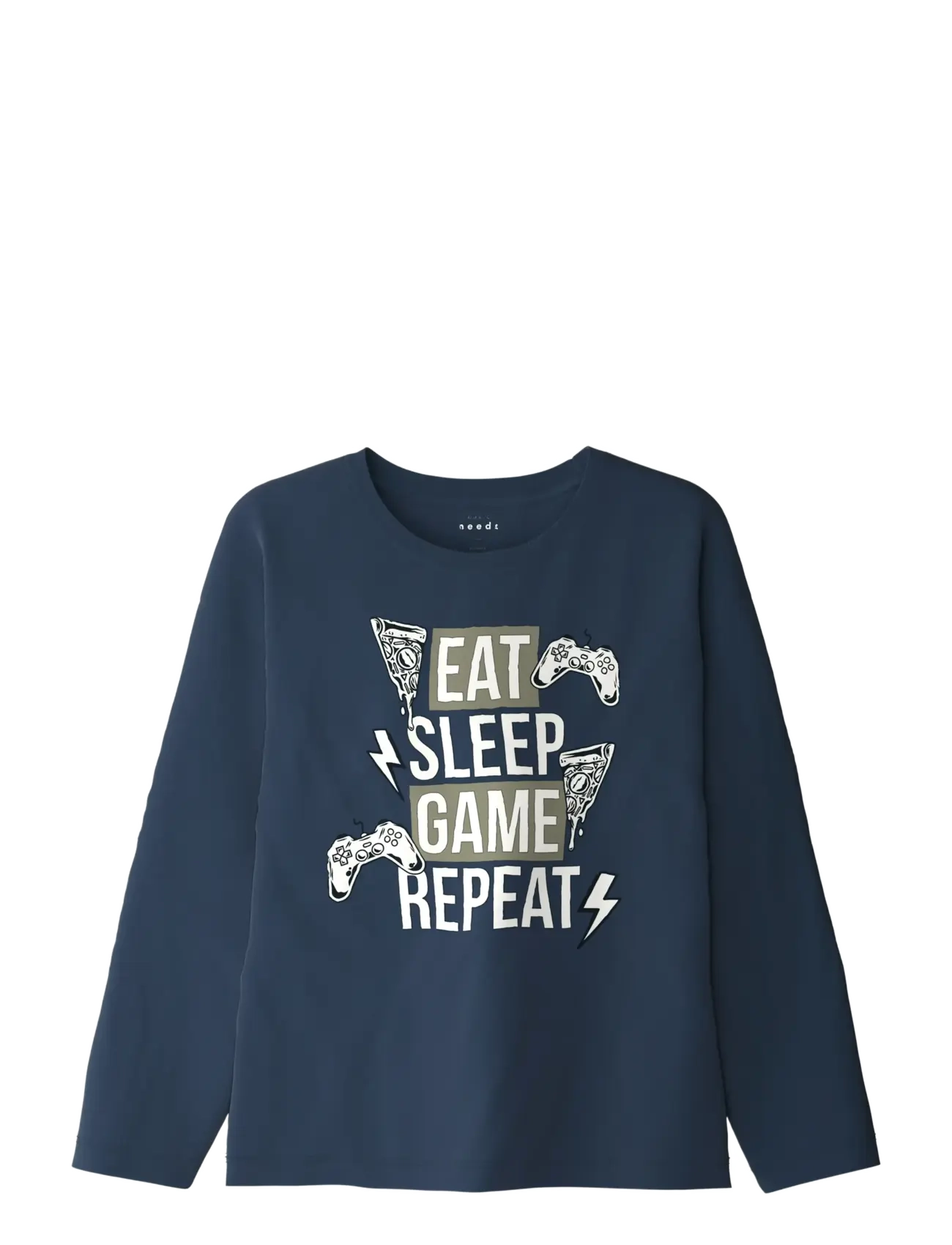 name it NKMVICTOR LS RLX TOP - Kläder - INSIGNIA BLUE / navy