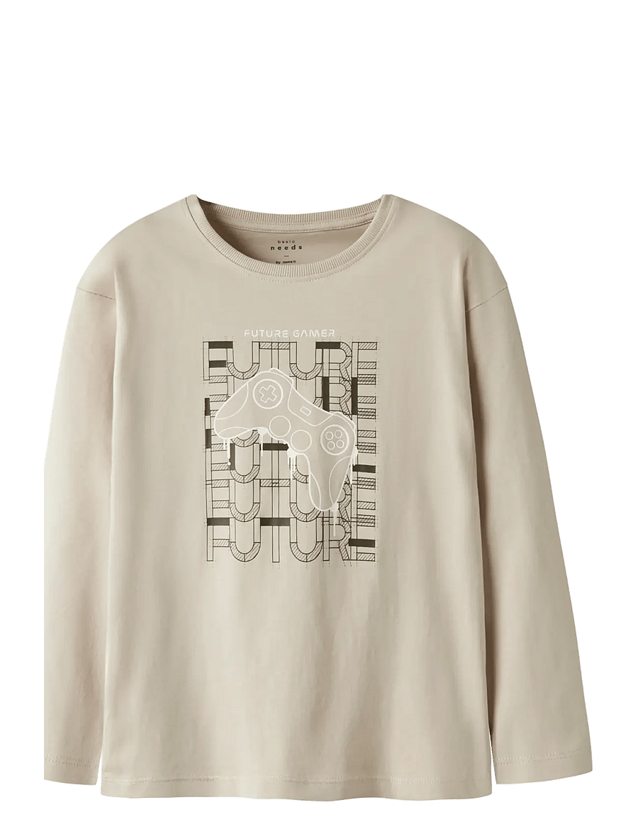 name it - NKMVICTOR LS RLX TOP - langärmelig - peyote - 1