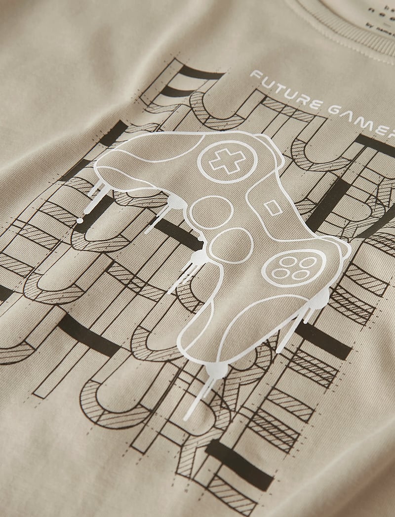 name it - NKMVICTOR LS RLX TOP - pitkähihaiset t-paidat - peyote - 0