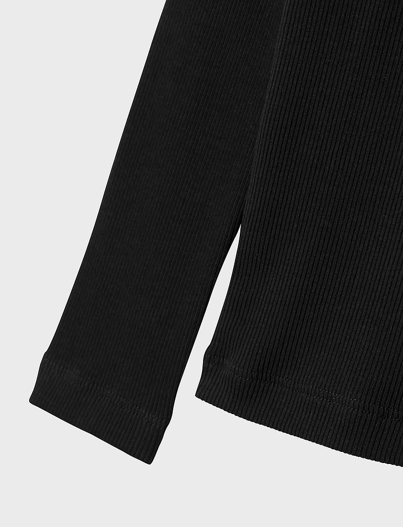 name it - NKFNAKAL LS TOP NOOS - langærmede t-shirts - black - 3