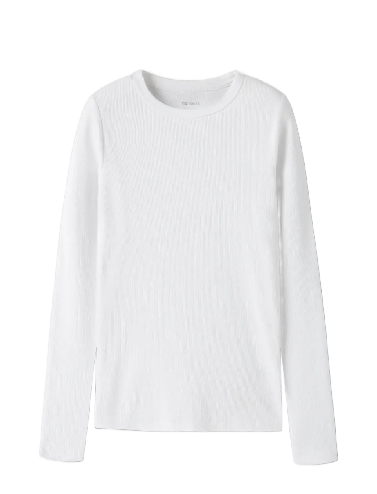 name it - NKFNAKAL LS TOP NOOS - long-sleeved t-shirts - bright white - 3