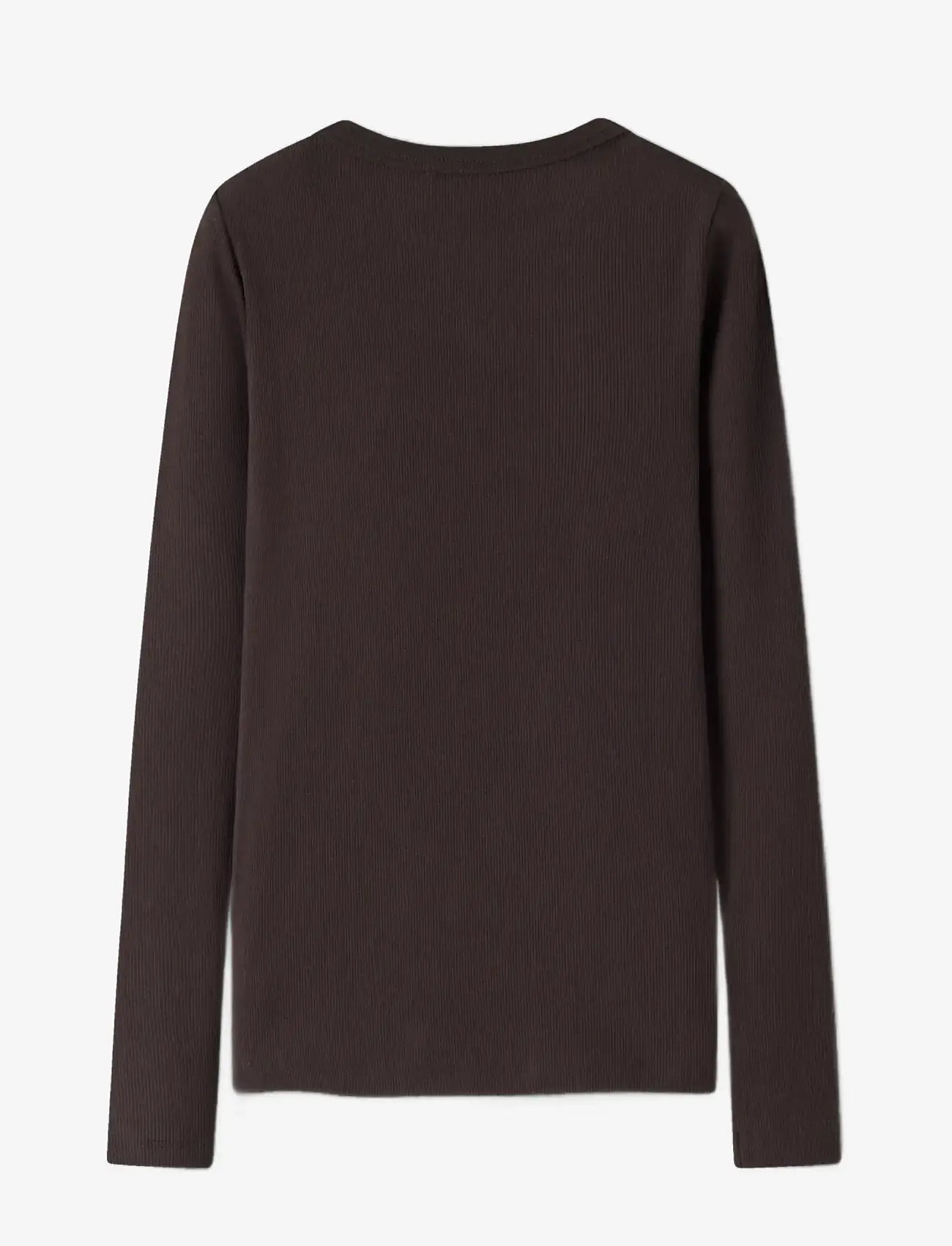 name it - NKFNAKAL LS TOP NOOS - langærmede t-shirts - chocolate plum - 1