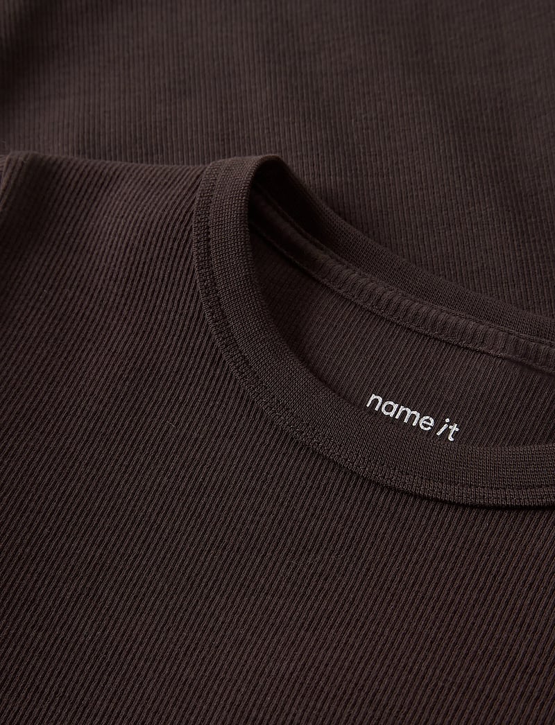 name it - NKFNAKAL LS TOP NOOS - langærmede t-shirts - chocolate plum - 2